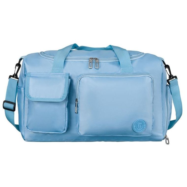Peterson, sportowa torba podróżna z uchwytem na walizkę, błękitna