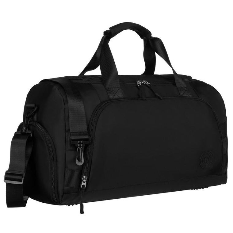 Peterson, torba podróżna z uchwytem na walizkę, czarna