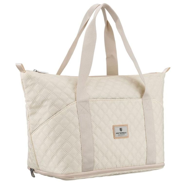 Peterson, torba treningowa, 1-komorowa, beżowa