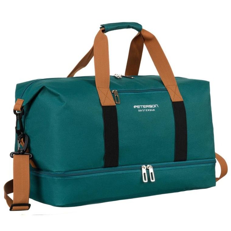 Peterson, torba weekendowa, turkusowa