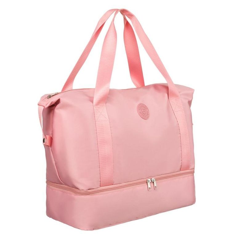 Peterson, torba weekendowa, z uchwytami, różowa