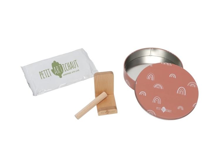 Petit Artichaut, Tęcza, okrągłe pudełko na odcisk