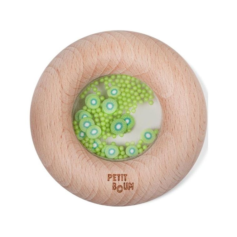 Petit Boum, grzechotka sensoryczna, kiwi