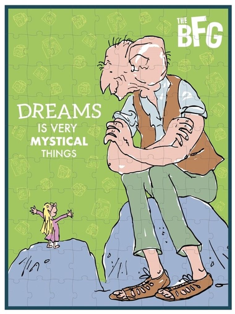 Petit Collage, Roald Dahl, Bardzo Fajny Gigant, puzzle, 100 elementów