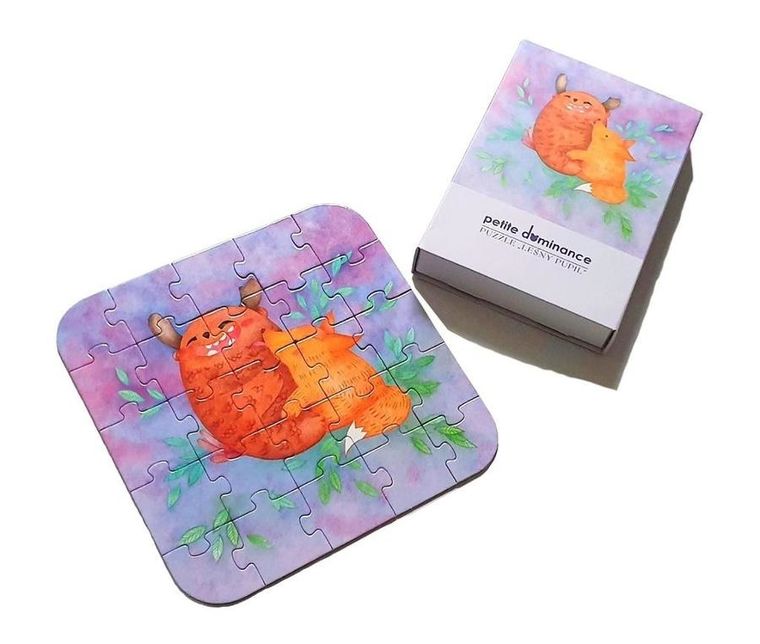 Petite Dominance, Leśny pupil, puzzle, 25 elementów