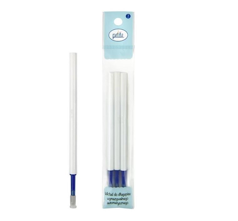 Petite, wkład do długopisu wymazywalnego, 3 szt.