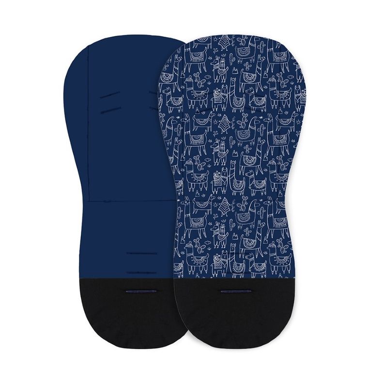 Petite&Mars, Lama, wkładka do wózka, dwustronna, foamy blue