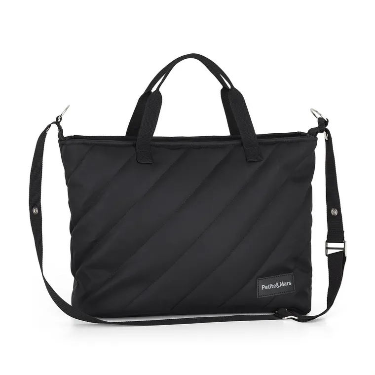 Petite&Mars, Mia, torba dla mamy, absolute black