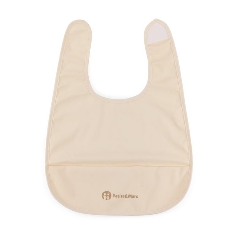 Petite&Mars, PU Nate, śliniak, Desert Sand, 6m+