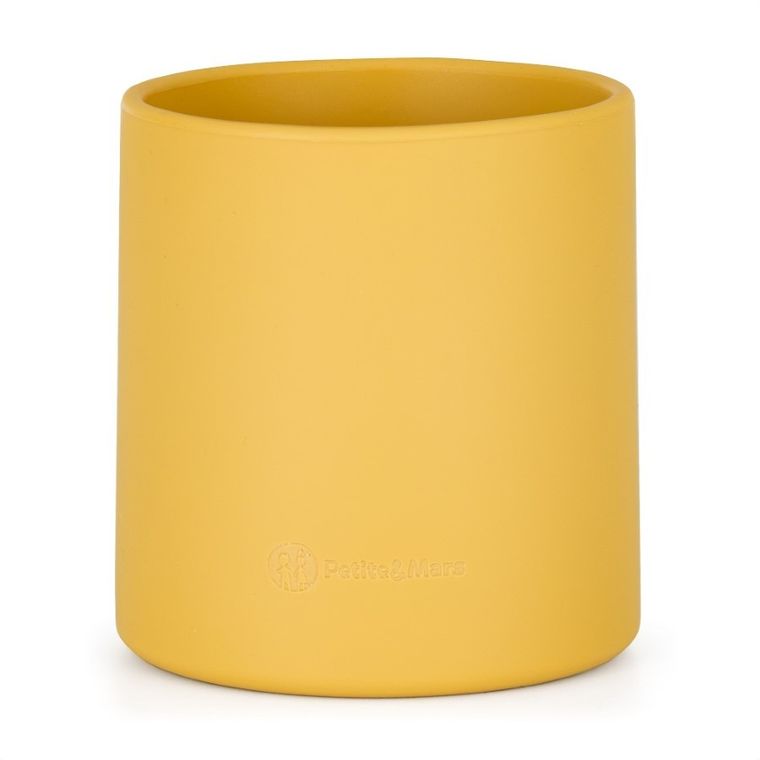 Petite&Mars, Take&Match, silikonowy kubek, Intense Ochre, 6m+