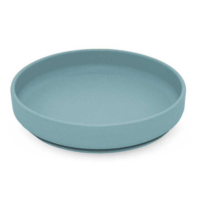 Petite&Mars, Take&Match, silikonowy talerzyk z przyssawką, Frosted Sky, 6m+