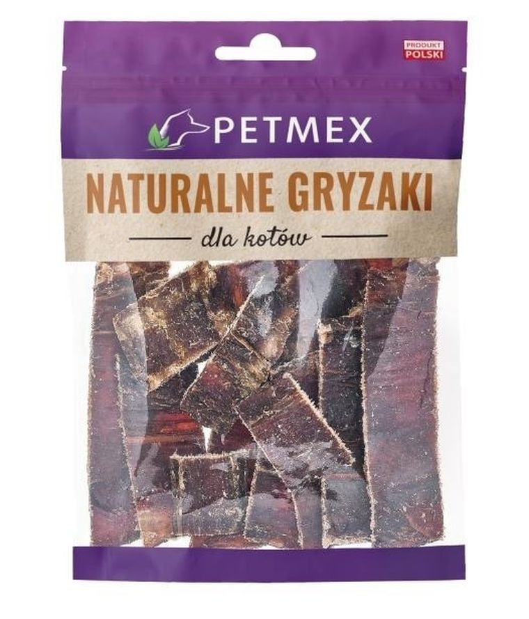 Petmex, przełyk wołowy paseczki, przysmak dla psa, 40g