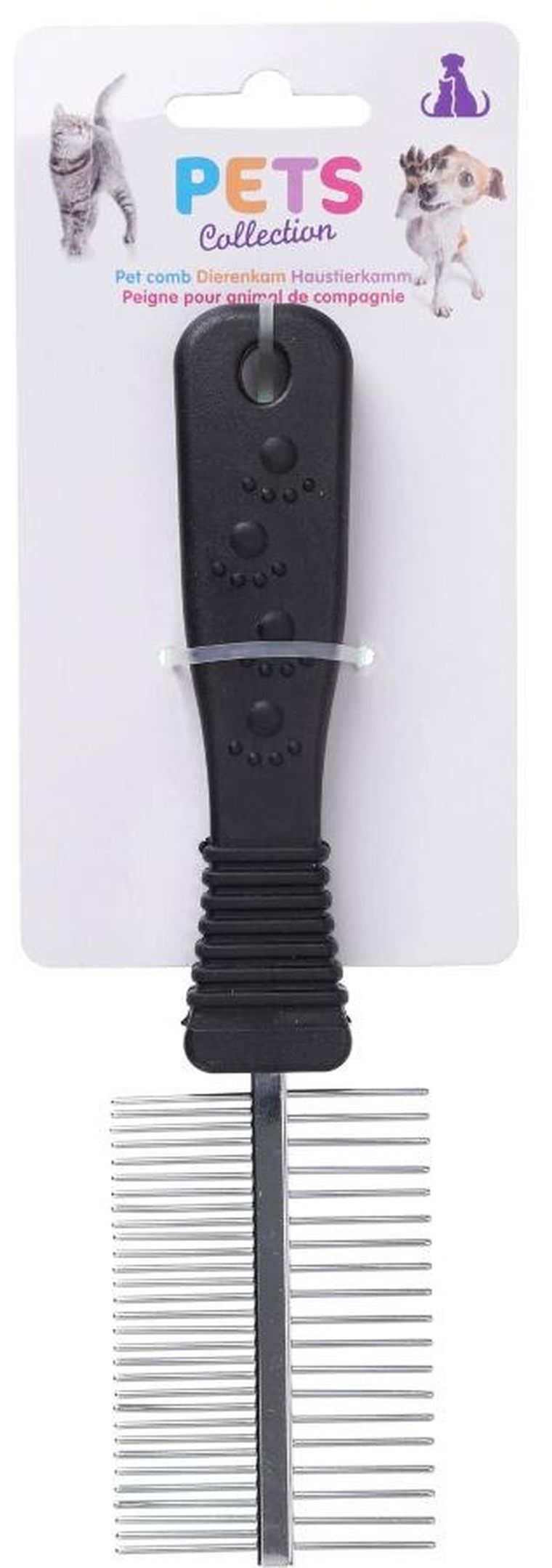 Pets Collection, grzebień dwustronny do pielęgnacji zwierząt