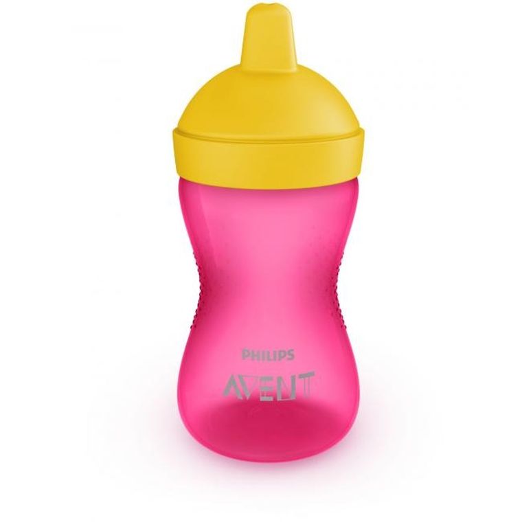 Philips Avent, kubek z twardym ustnikiem, 18m+, różowy, 200 ml