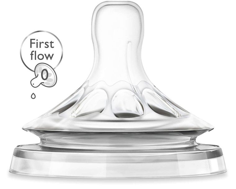 Philips Avent, smoczek dla noworodków z 1 dziurką, 0m+, 2 szt.