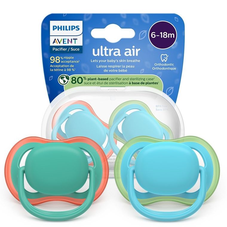 Philips Avent, smoczek ortodontyczny, 6-18 m, 2 szt.