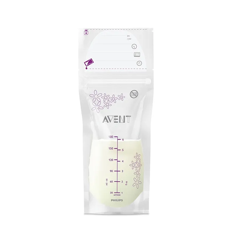 Philips Avent, torebki do przechowywania pokarmu, 180 ml, 25 szt.