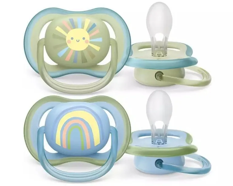 Philips Avent, Ultra Air, smoczek uspokajający, boy, 0-6m, 2 szt.