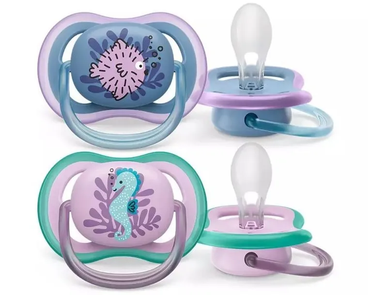 Philips Avent, Ultra Air, smoczek uspokajający, girl, 6-18m, 2 szt.