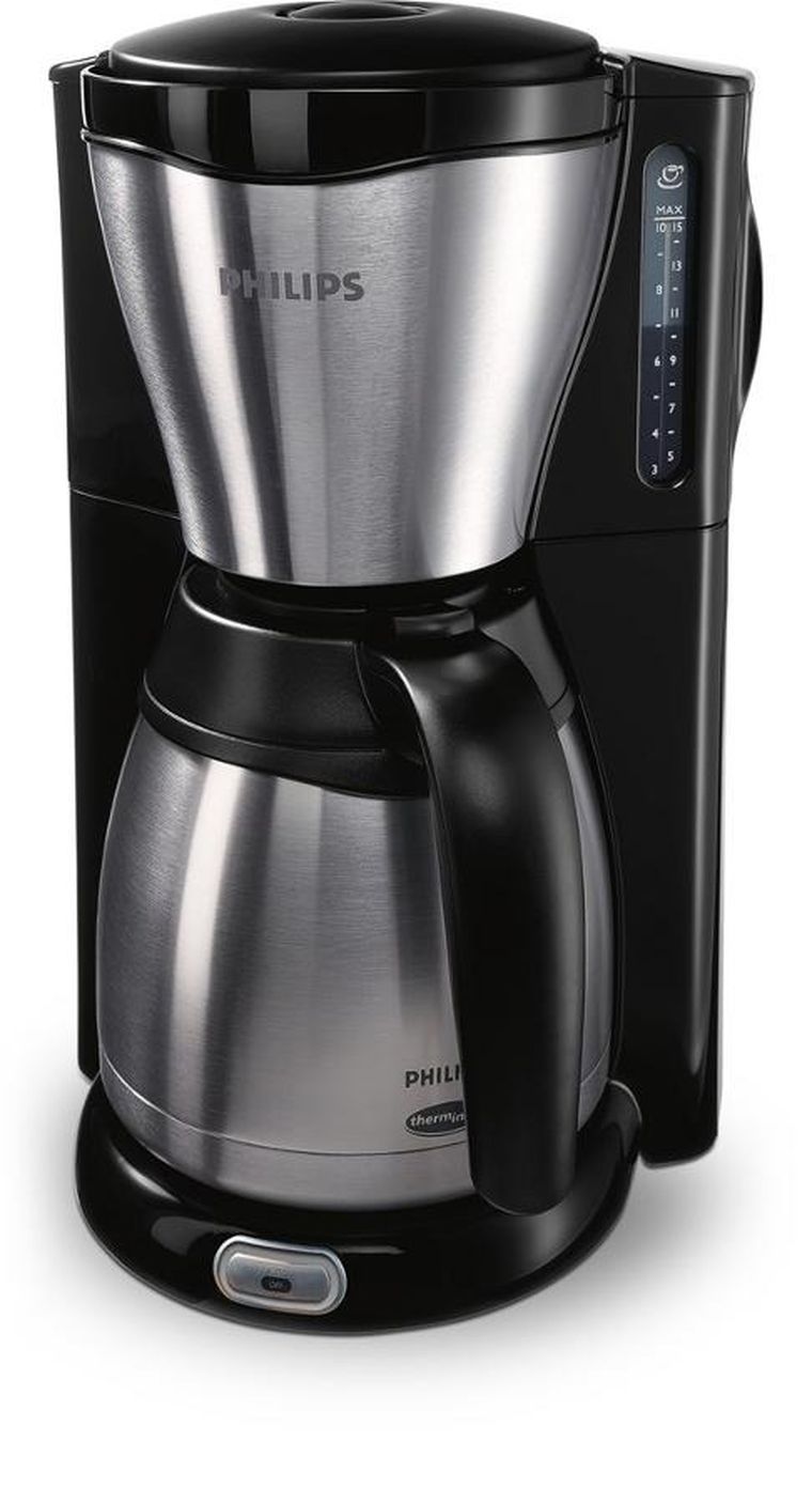 Philips, ekspres przelewowy, 1000 W, czarny, HD7546/20