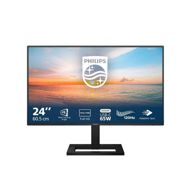 Philips, monitor, 23,8", 24E1N1300AE, IPS 100Hz, HDMI, USB-C HAS, głośniki