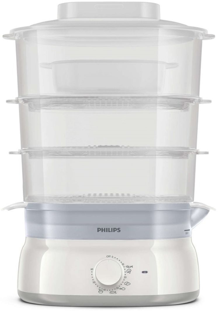 Philips, parowar, HD9125/90, 9 l, biały