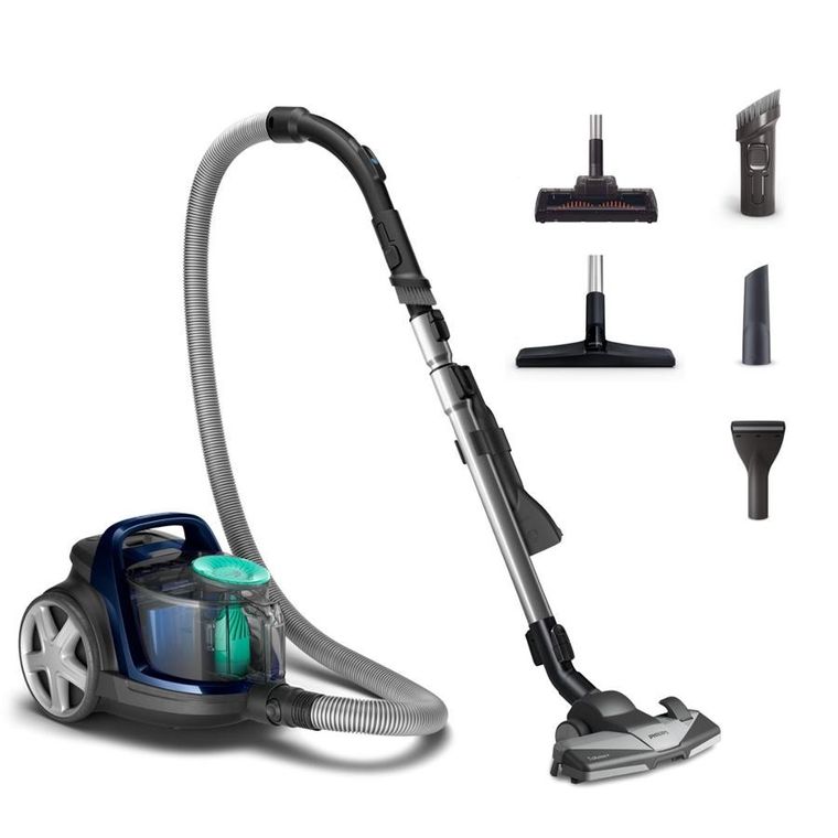 Philips, PowerPro Active, odkurzacz bezworkowy, czarny, 750 W, FC9556/09