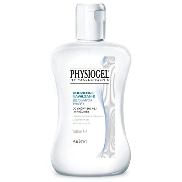 Physiogel, Codzienne Nawilżanie, żel do mycia twarzy do skóry suchej i wrażliwej, 150 ml