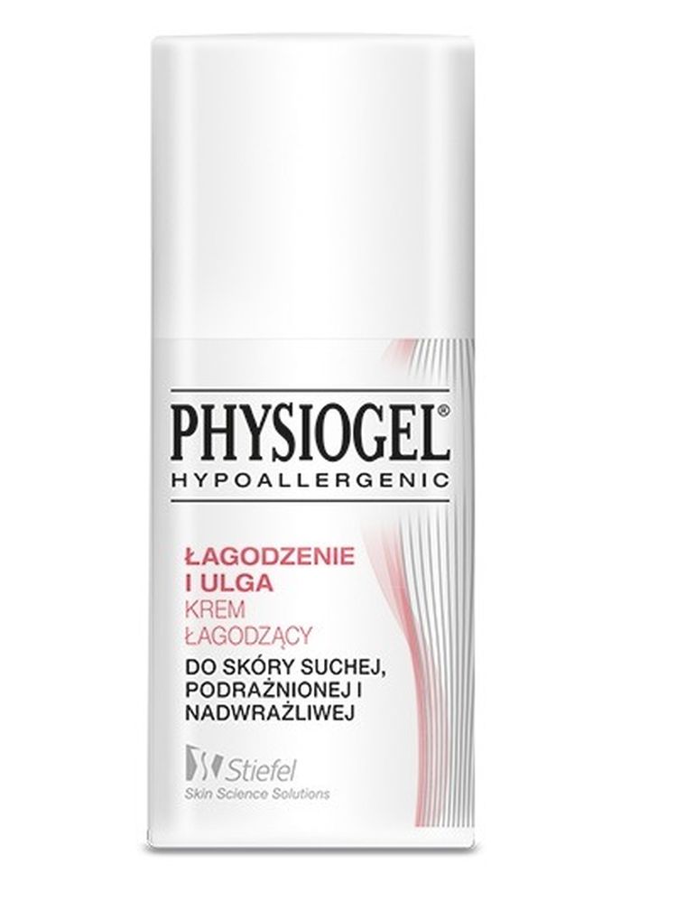 Physiogel, Łagodzenie i ulga, krem łagodzący do skóry suchej wrażliwej i skłonnej do zaczerwienienia, 40 ml