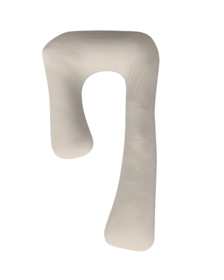 Piapimo, poduszka ciążowa do spania, typ 7, jersey, piaskowa