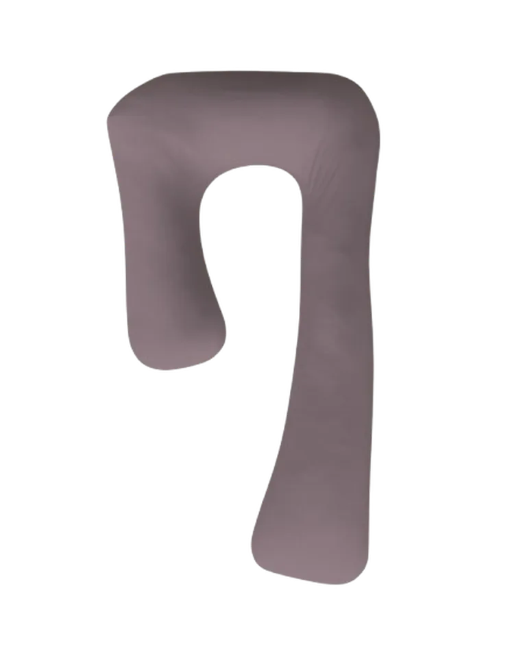 Piapimo, poduszka ciążowa do spania, typ 7, jersey, szara