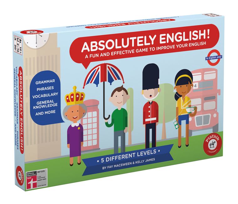 Piatnik, Absolutely English, gra edukacyjna