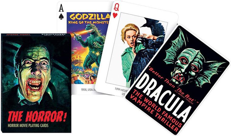 Piatnik, International Horrory, karty do gry, talia pojedyncza