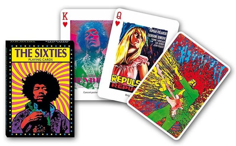 Piatnik, Lata Sześćdziesiąte, karty do gry