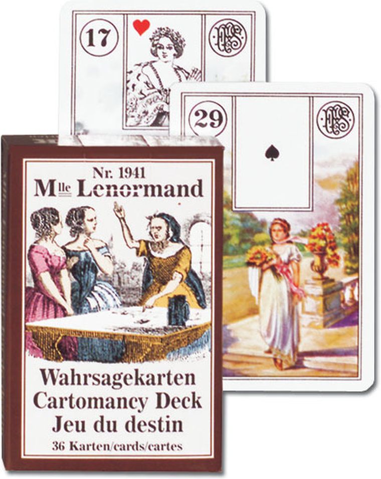 Piatnik, Mlle Lenormand, karty do wróżenia