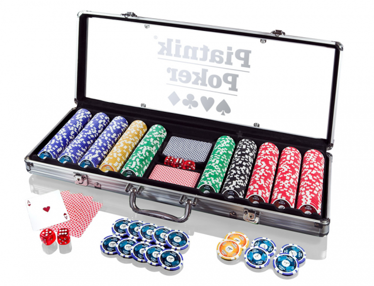 Piatnik, Poker AluCase, 500 żetonów, 14 gram