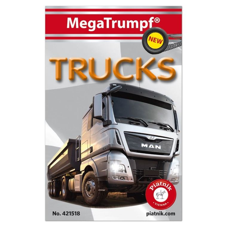 Piatnik, Quartet, Ciężarówki, gra karciana