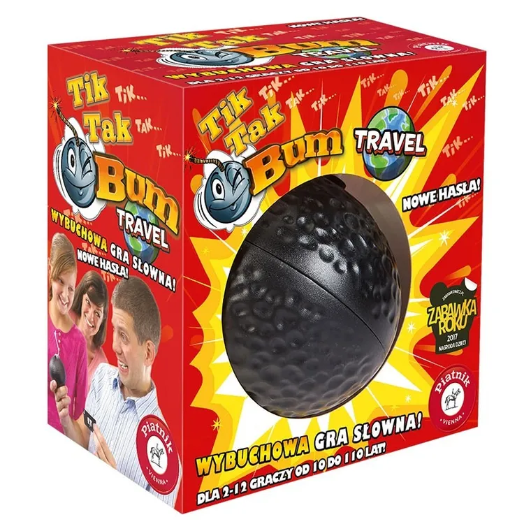 Piatnik, Tik Tak Bum, wersja podróżna, gra słowna