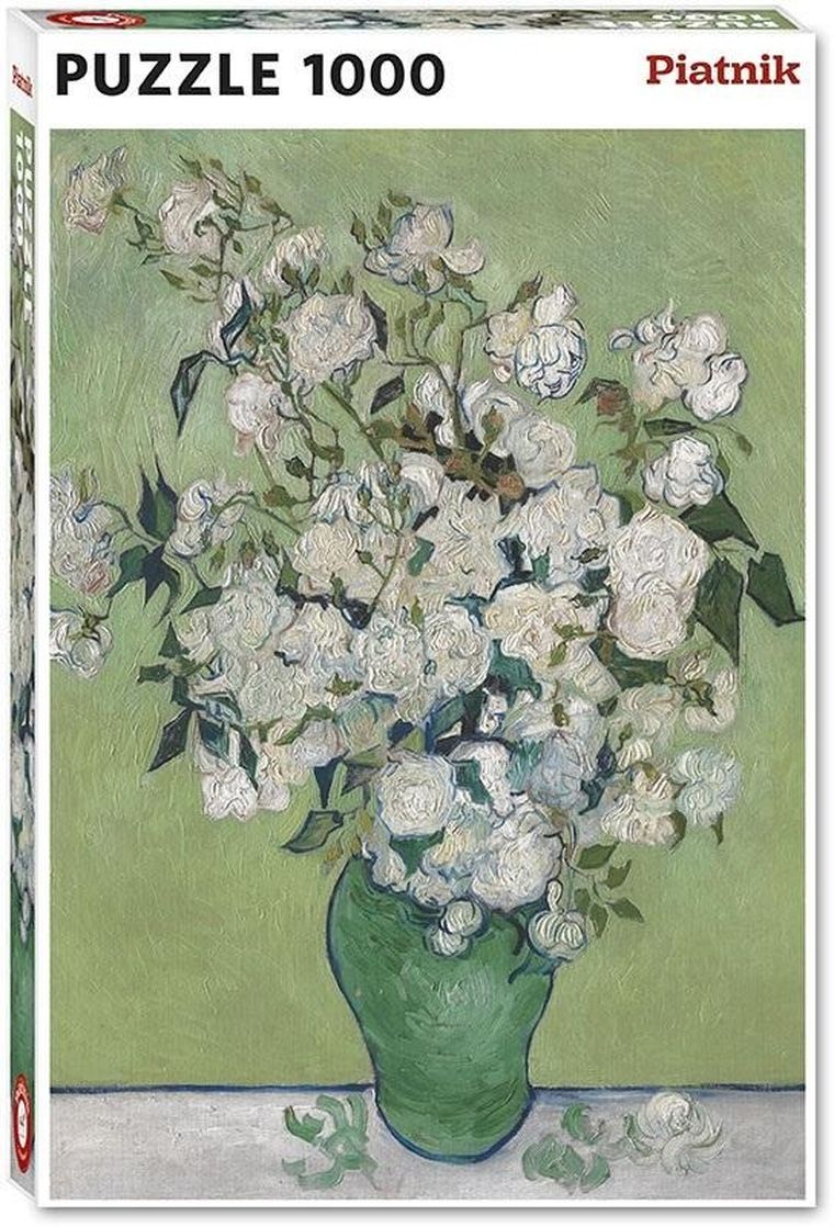 Piatnik, Van Gogh, Wazon z różami, puzzle, 1000 elementów