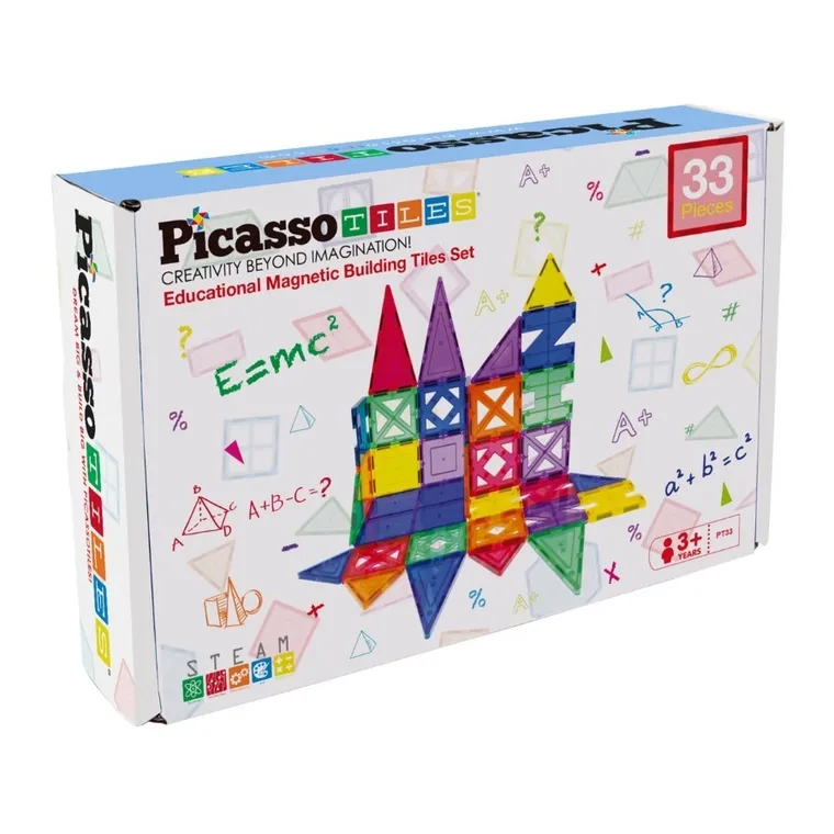 Picasso, klocki magnetyczne, 33 elementów