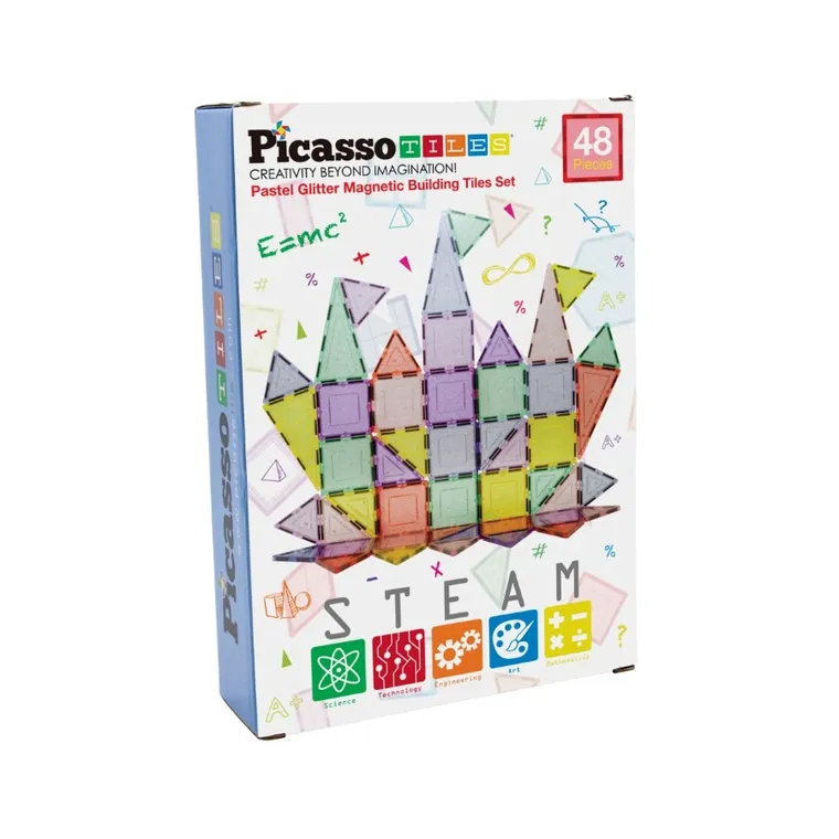 Picasso, klocki magnetyczne, 48 elementów