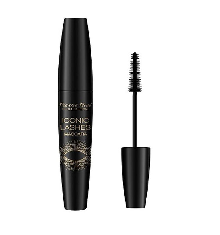 Pierre Rene, Iconic Lashes Mascara, pogrubiająco-wydłużający tusz do rzęs, 15 ml