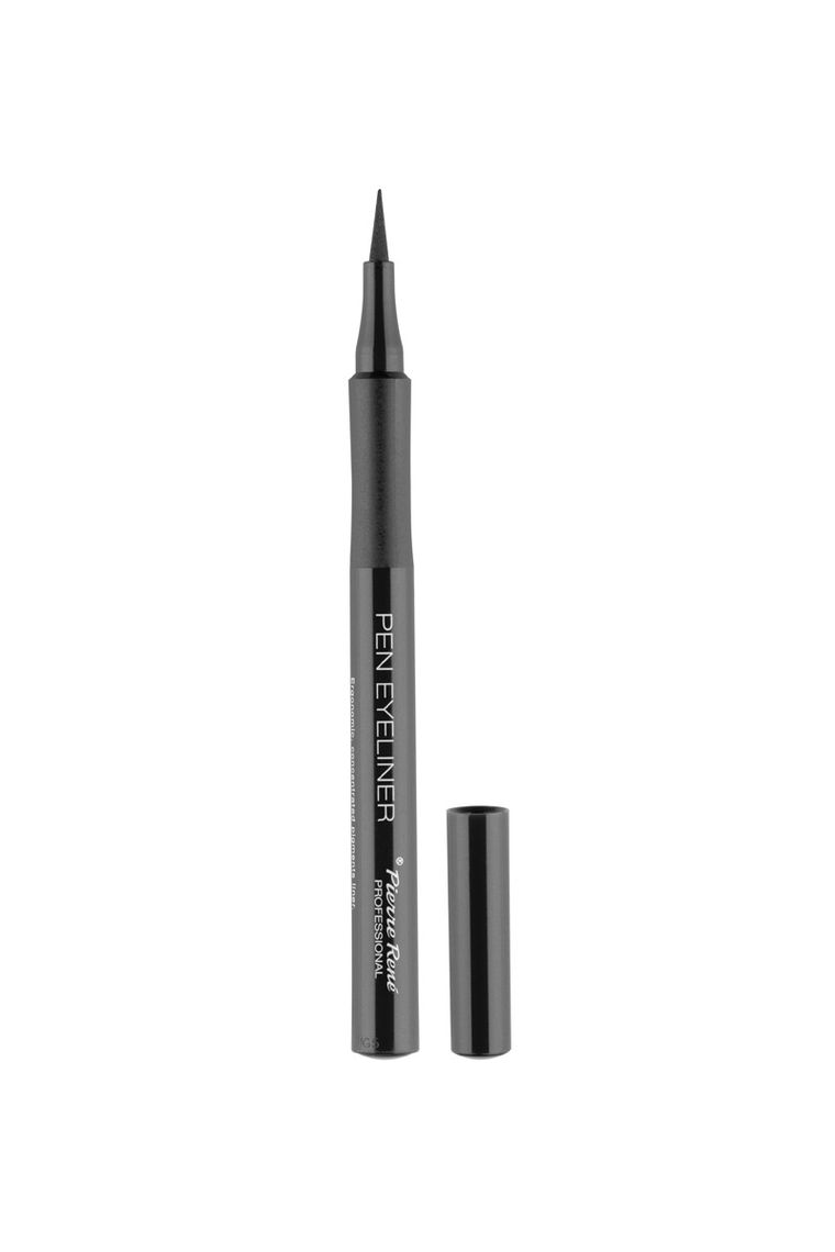 Pierre Rene, Professional Pen Eyeliner, pisak do oczu, No 01 Black, 1 ml