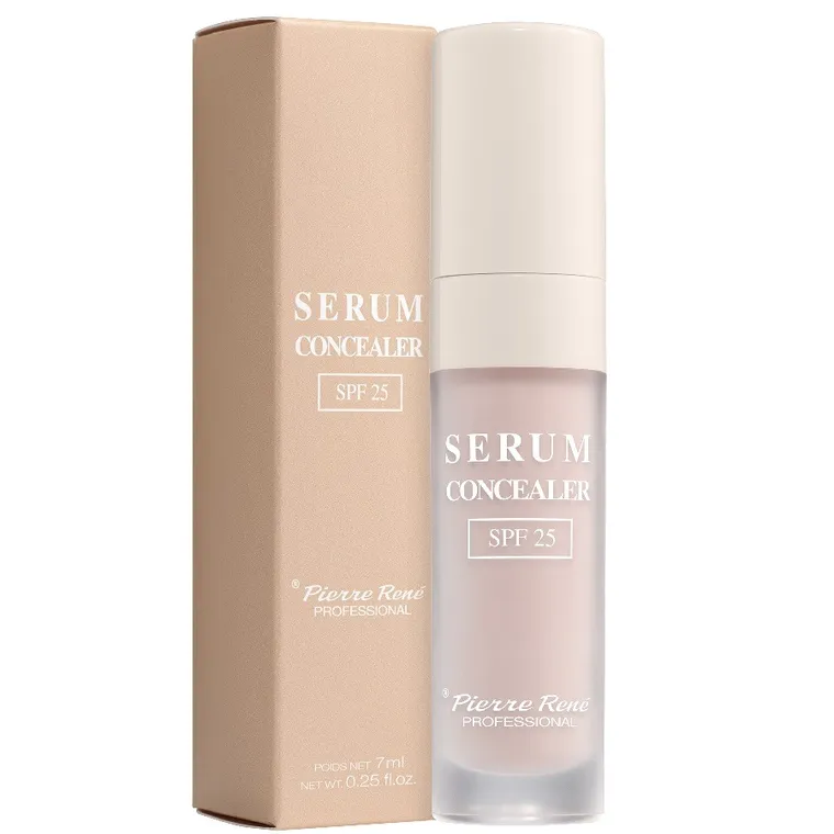 Pierre Rene, Serum Concealer, korektor pod oczy, SPF25, nr 01, 7 ml