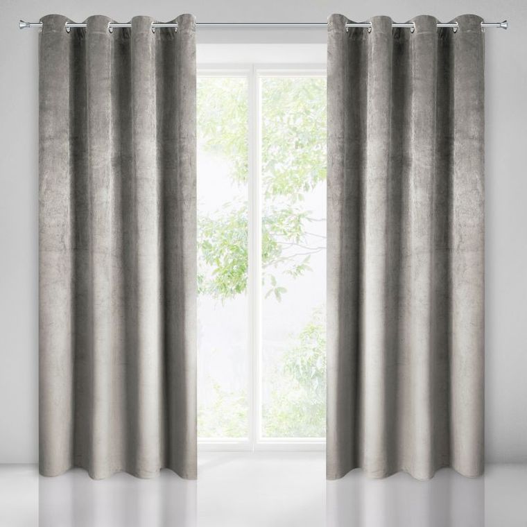 Pierre, welwetowa zasłona zaciemniająca jednokolorowa, 140-250 cm