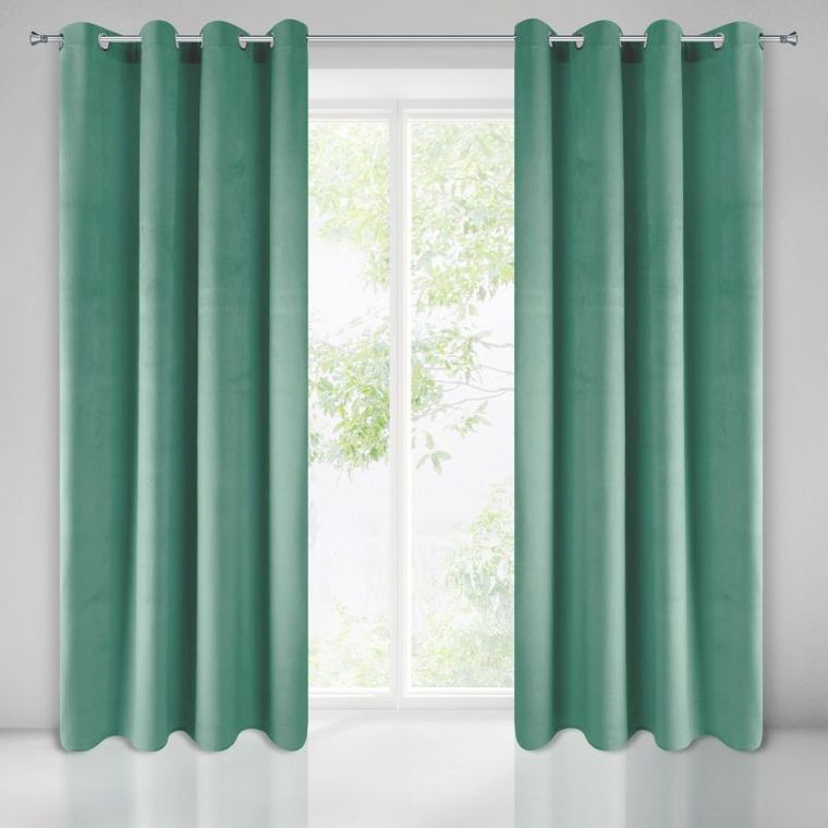 Pierre, welwetowa zasłona zaciemniająca jednokolorowa, 140-250 cm