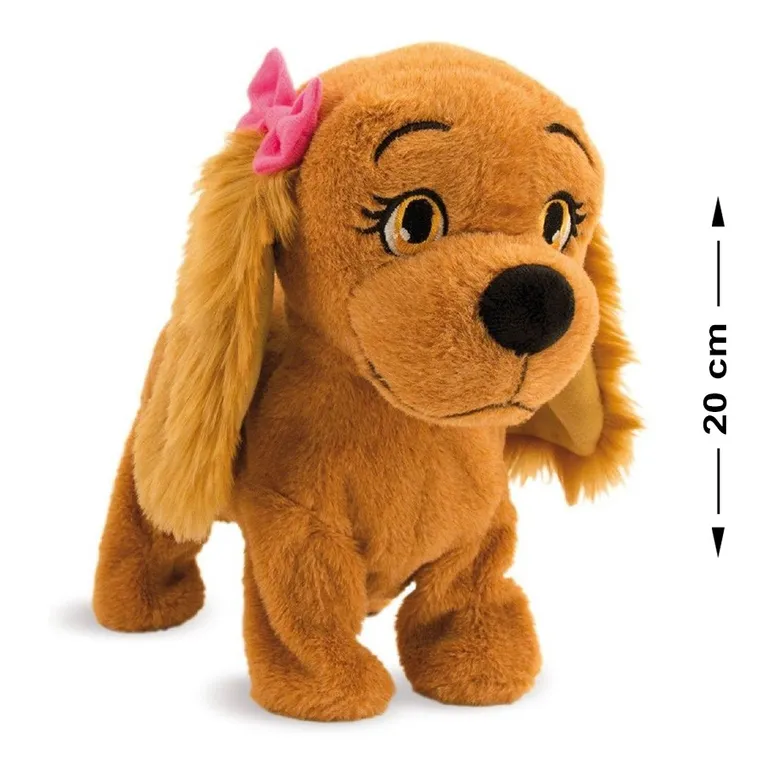 Piesek Lucy, zabawka interaktywna. 20 cm