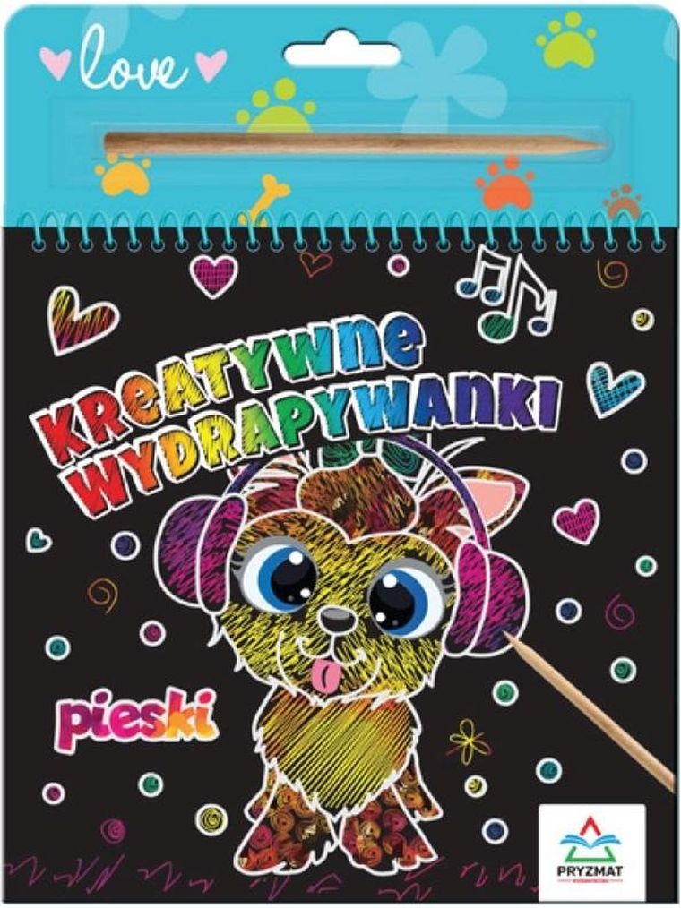 Pieski. Kreatywne wydrapywanki