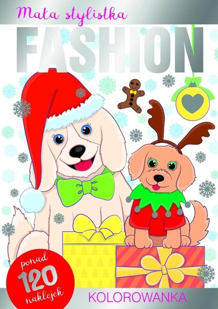 Pieski. Mała stylistka Fashion. Kolorowanka