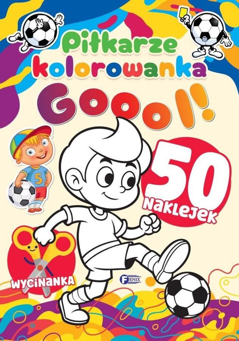 Piłkarze. Kolorowanka